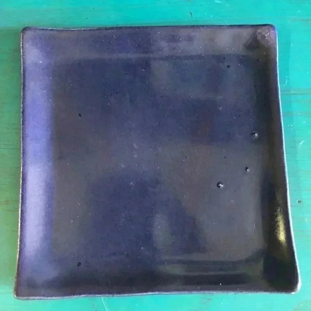 6 Handmade Ceramic Side Dish Plates 4.25"–5" - Picture 9 of 14